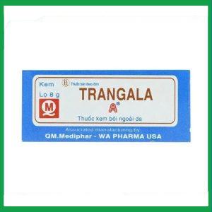 Kem bôi da Trangala A QM. Mediphar điều trị chàm, viêm da tiếp xúc ( Tuýp 8g )