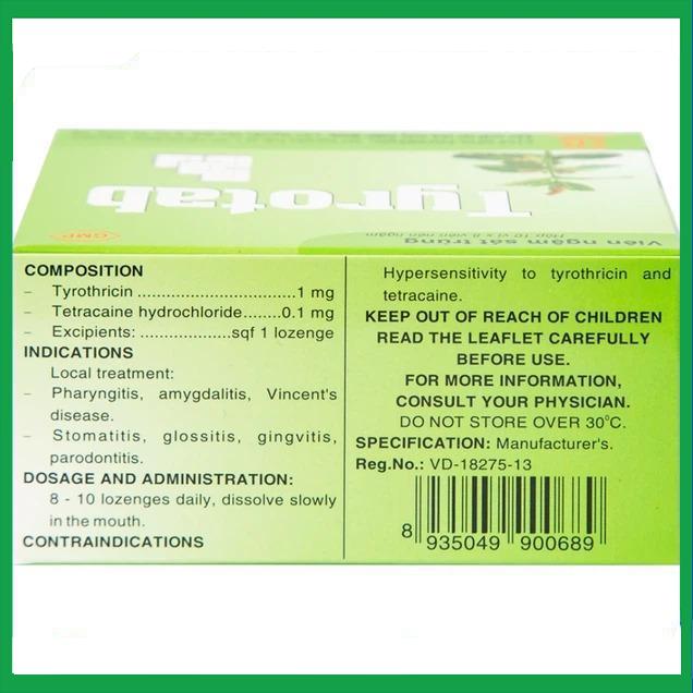 Tyrotab-2.jpg Nhà Thuốc Thanh Vinh - Tyrotab 2