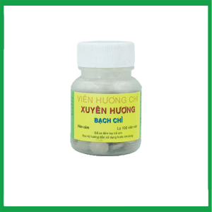 Viên Hương Chỉ Xuyên Hương trị cảm cúm, cảm lạnh (Lọ 100 viên)