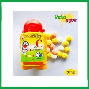 Nhà Thuốc Thanh Vinh - Vitamin C Doraemon 50 viên Đại Y hỗ trợ điều trị cho trẻ thiếu hụt vitamin C 2 Nhà Thuốc Thanh Vinh - Vien ngam C Doremon 2
