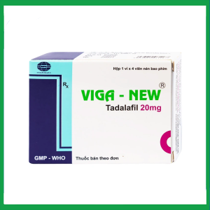 Thuốc Viga-New 20mg Armephaco điều trị rối loạn cương dương (1 vỉ x 4 viên)