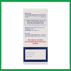 Nhà Thuốc Thanh Vinh - Thuốc bột pha hỗn dịch uống Vigentin 500mg/62,5mg Pharbaco điều trị nhiễm khuẩn (12 gói x 2g) 1 Nhà Thuốc Thanh Vinh - Vigentin 2