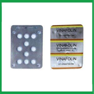Nhà Thuốc Thanh Vinh - Thuốc Vinafolin Ba Đình điều trị thay thế hormon sinh dục nữ ở những người bệnh mãn kinh Hộp 10 viên · 2 Nhà Thuốc Thanh Vinh - Vinafolin 2