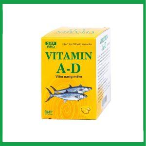 Thuốc Vitamin A-D Hataphar phòng và điều trị thiếu Vitamin A và D (100 viên)