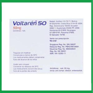 Nhà Thuốc Thanh Vinh - Thuốc Voltaren 50mg Novartis điều trị viêm khớp 1 Nhà Thuốc Thanh Vinh - Voltaren 50mg3