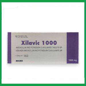 Thuốc kháng sinh XILAVIC 1000mg (Hộp 1 vỉ x 7 viên)