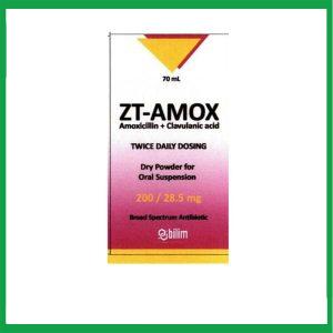 Bột pha hỗn dịch uống ZT-Amox 200/28.5mg Bilim điều trị các chứng nhiễm khuẩn (70ml)