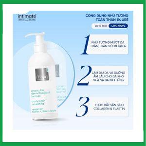 Nhà Thuốc Thanh Vinh - Nhũ tương mượt da toàn thân 1% Urê Ziaja dưỡng ẩm, bảo vệ da, làm dịu tổn thương da (400ml) 1 Nhà Thuốc Thanh Vinh - Ziaja Med Atopic Skin 400ml Nhu tuong muot da toan than2