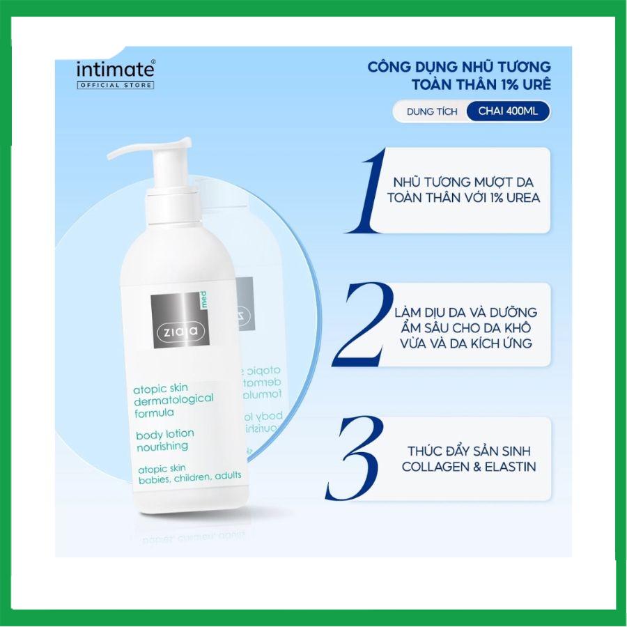 Ziaja-Med-Atopic-Skin-400ml-Nhu-tuong-muot-da-toan-than2.jpg Nhà Thuốc Thanh Vinh - Ziaja Med Atopic Skin 400ml Nhu tuong muot da toan than2