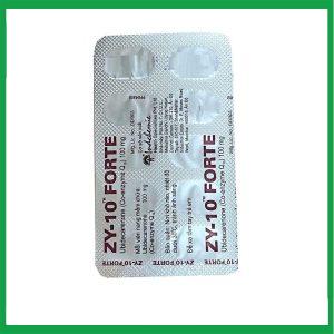 Nhà Thuốc Thanh Vinh - Thuốc Zy-10 Forte 100mg Y-Med điều trị bệnh suy tim xung huyết, thiếu hụt coenzym Q10 (3 vỉ x 10 viên) 2 Nhà Thuốc Thanh Vinh - Zy 10 Forte1