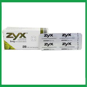 Nhà Thuốc Thanh Vinh - Thuốc Zyx 5mg Biofarm điều trị viêm mũi dị ứng, hắt hơi, chảy nước mũi, viêm kết mạc dị ứng (4 vỉ x 7 viên) 3 Nhà Thuốc Thanh Vinh - Zyx 5mg1