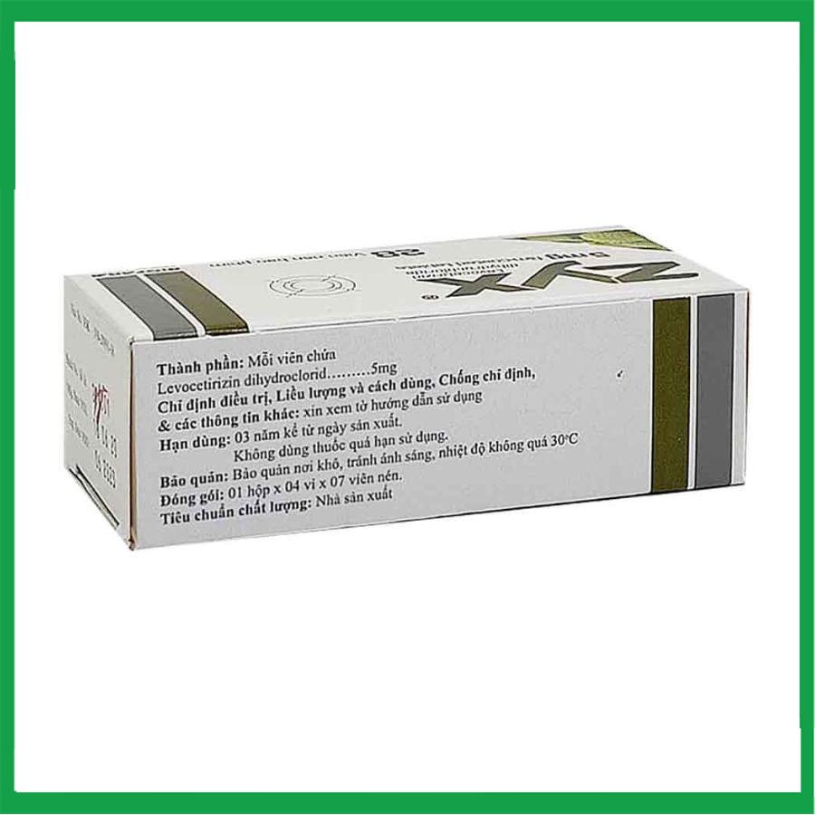 Zyx-5mg2.jpg Nhà Thuốc Thanh Vinh - Zyx 5mg2