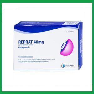 Thuốc Reprat 40mg Delorbis điều trị trào ngược dạ dày, thực quản (2 vỉ x 10 viên)