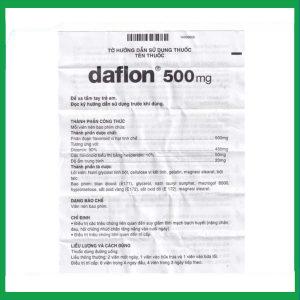 Nhà Thuốc Thanh Vinh - Thuốc Daflon 500mg điều trị các triệu chứng liên quan đến suy giảm tĩnh mạch bạch huyết và trĩ cấp (60 viên) 1 Nhà Thuốc Thanh Vinh - a2 3 2