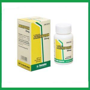 Thuốc Amitriptylin 25mg Danapha điều trị trầm cảm (100 viên)