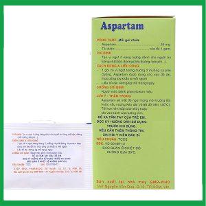 Nhà Thuốc Thanh Vinh - Bột Aspartam cho người tiểu đường hộp 50 gói x 1g 1 Nhà Thuốc Thanh Vinh - aspartam pharmedic 2