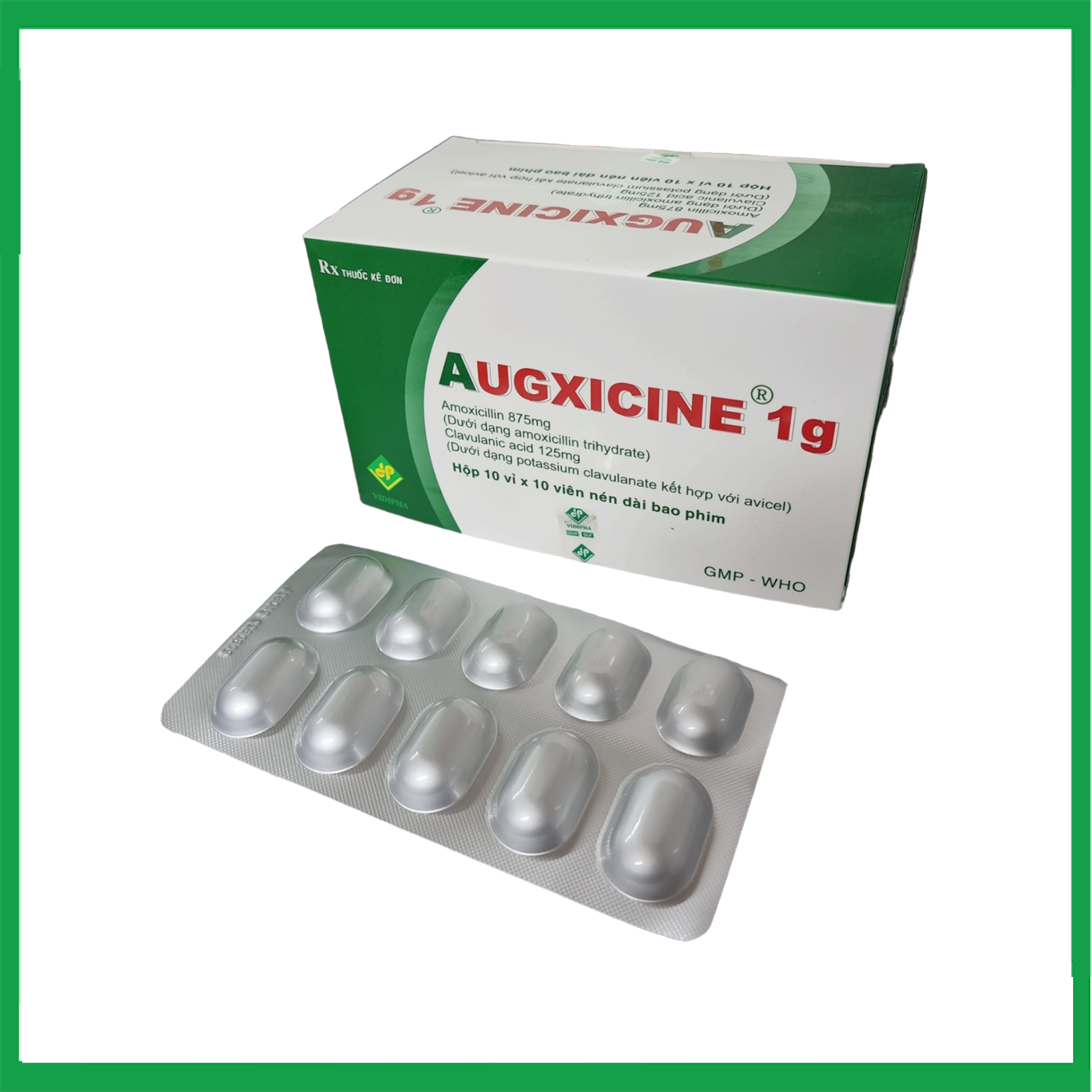 augxicine-625-hop-10-vi-x-10-vie.png Nhà Thuốc Thanh Vinh - augxicine 625 hop 10 vi x 10 vie