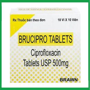 Thuốc Brucipro Tablets 500mg trị nhiễm khuẩn nặng