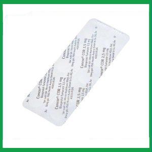 Nhà Thuốc Thanh Vinh - Thuốc Concor Cor 2.5mg Merck điều trị suy tim mãn tính (3 vỉ x 10 viên) 2 Nhà Thuốc Thanh Vinh - concor 2.5 2