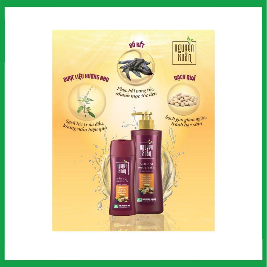 dau-goi-duoc-lieu-Nguyen-Xuan-Do-chai-450ml-2.jpg Nhà Thuốc Thanh Vinh - dau goi duoc lieu Nguyen Xuan Do chai 450ml 2