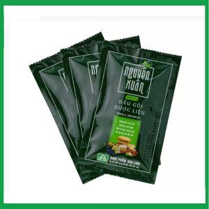 Dầu gội dược liệu Nguyên Xuân sạch gàu, hết ngứa, dưỡng tóc ( Dây 10 gói)