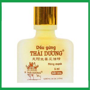 Nhà Thuốc Thanh Vinh - Dầu gừng Thái Dương 6ml - Giảm đau, thông kinh, hoạt lạc 1 Nhà Thuốc Thanh Vinh - dau gung thai duong 6ml