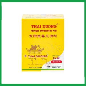 Nhà Thuốc Thanh Vinh - Dầu gừng Thái Dương điều trị đau đầu, đau lưng, đau dây thần kinh vai gáy (24ml) 1 Nhà Thuốc Thanh Vinh - dau gung1
