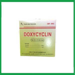 Doxycyclin Armephaco 100mg ( hộp 10 vỉ )