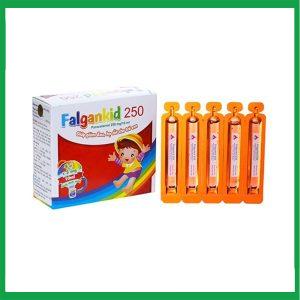 Thuốc Falgankid 250mg/10ml CPC1 Hà Nội giảm đau hạ sốt ở trẻ nhỏ (4 vỉ x 5 ống)