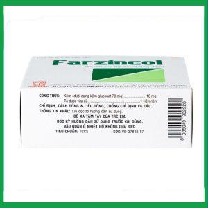 Nhà Thuốc Thanh Vinh - Farzincol 10mg bổ sung kẽm, trị thiếu kẽm (10 vỉ x 10 viên) 2 Nhà Thuốc Thanh Vinh - fb 2 2024 07 04T133615.277