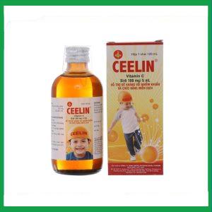 Siro Ceelin United bổ sung vitamin C, tăng cường sức đề kháng (120ml)