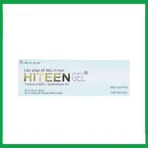 Hiteen Gel trị mụn trứng cá (tuýp 10g)