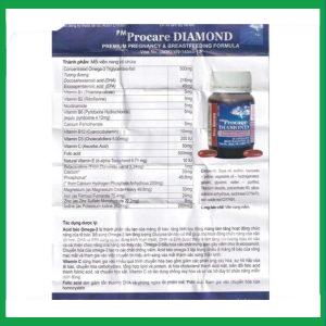 Nhà Thuốc Thanh Vinh - Viên uống Procare Diamond Catalent bổ sung khoáng chất cho phụ nữ có thai và cho con bú (30 viên) 4 Nhà Thuốc Thanh Vinh - fb 2 48
