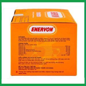Nhà Thuốc Thanh Vinh - Thuốc Enervon United điều trị thiếu Vitamin C và B (10 vỉ x 10 viên) 2 Nhà Thuốc Thanh Vinh - fb 2 70