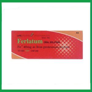 Dung dịch Ferlatum Italfarmaco điều trị thiếu sắt (10 chai x 15ml)
