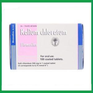Nhà Thuốc Thanh Vinh - Kalium Chloratum Biomedica 500mg phòng và trị thiếu kali (10 vỉ x 10 viên) 3 Nhà Thuốc Thanh Vinh - fb 2 84