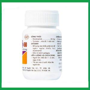 Nhà Thuốc Thanh Vinh - Thuốc Vitamin PP 50mg Pharmedic phòng ngừa và điều trị bệnh pellagra (60 viên) 1 Nhà Thuốc Thanh Vinh - fb 3 19