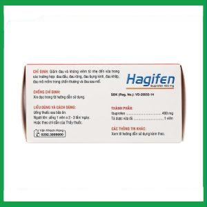 Nhà Thuốc Thanh Vinh - Thuốc Hagifen DHG kháng viêm, giảm đau (10 vỉ x 10 viên) 2 Nhà Thuốc Thanh Vinh - fb 3 2024 07 19T172915.084