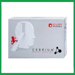 Viên uống Cebrium Ever Pharma tăng khả năng tập trung, cải thiện trí nhớ (3 vỉ x 10 viên)