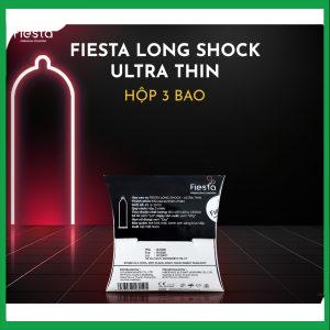Nhà Thuốc Thanh Vinh - Fiesta Long Shock 3 cái - Bao cao su kéo dài, siêu mỏng 1 Nhà Thuốc Thanh Vinh - fiesta long shock 3 cai 1
