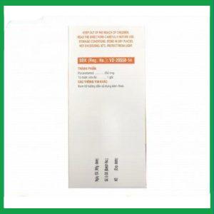 Nhà Thuốc Thanh Vinh - Bột sủi Hapacol 250mg hộp 24 gói - Dược Hậu Giang 2 Nhà Thuốc Thanh Vinh - hapacol 250mg 2