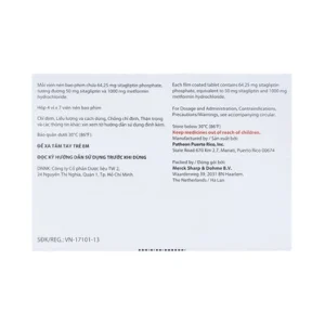 Nhà Thuốc Thanh Vinh - janumet 50 1000 1