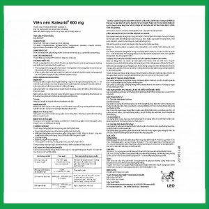 Nhà Thuốc Thanh Vinh - Kaleorid 600mg giúp phòng và trị giảm kali máu 3 Nhà Thuốc Thanh Vinh - kaleorid 600mg 3