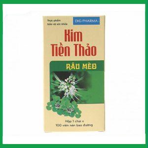 Kim Tiền Thảo Râu Mèo Dược Hậu Giang lọ 100 viên