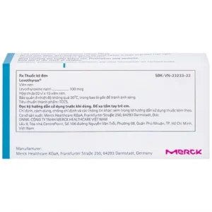 Nhà Thuốc Thanh Vinh - Levothyrox 100µg Merck điều trị bướu giáp, suy giáp, ung thư giáp (3 vỉ x 10 viên) 1 Nhà Thuốc Thanh Vinh - levothyrox 100 1