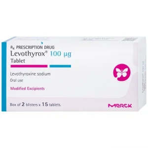 Levothyrox 100µg Merck điều trị bướu giáp, suy giáp, ung thư giáp (3 vỉ x 10 viên)