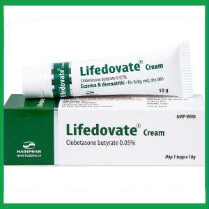 Lifedovate Cream trị vết long eczema, viêm da (10g)