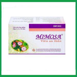 Viên an thần Mimosa OPC dùng cho trường hợp mất ngủ, suy nhược thần kinh (5 vỉ x 10 viên)