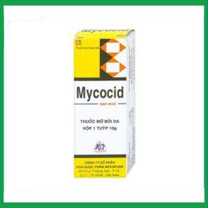 Mycocid Creme trị viêm da kèm nấm, eczema trẻ em (tuýp 10g)