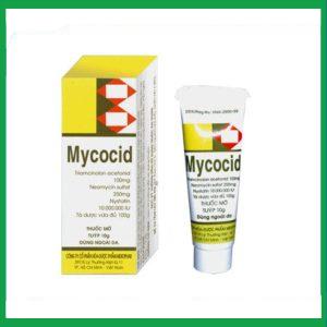 Nhà Thuốc Thanh Vinh - Mycocid Creme trị viêm da kèm nấm, eczema trẻ em (tuýp 10g) 2 Nhà Thuốc Thanh Vinh - mycocid creme 2
